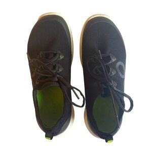 Oofos Women's Recovery Tennishoes Size 9 Black & White Sneakers